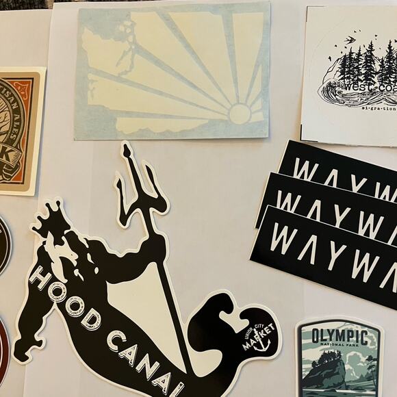 Sticker Lot of 16 PNW Washington WA Portland OR BC stickers - Picture 4 of 4